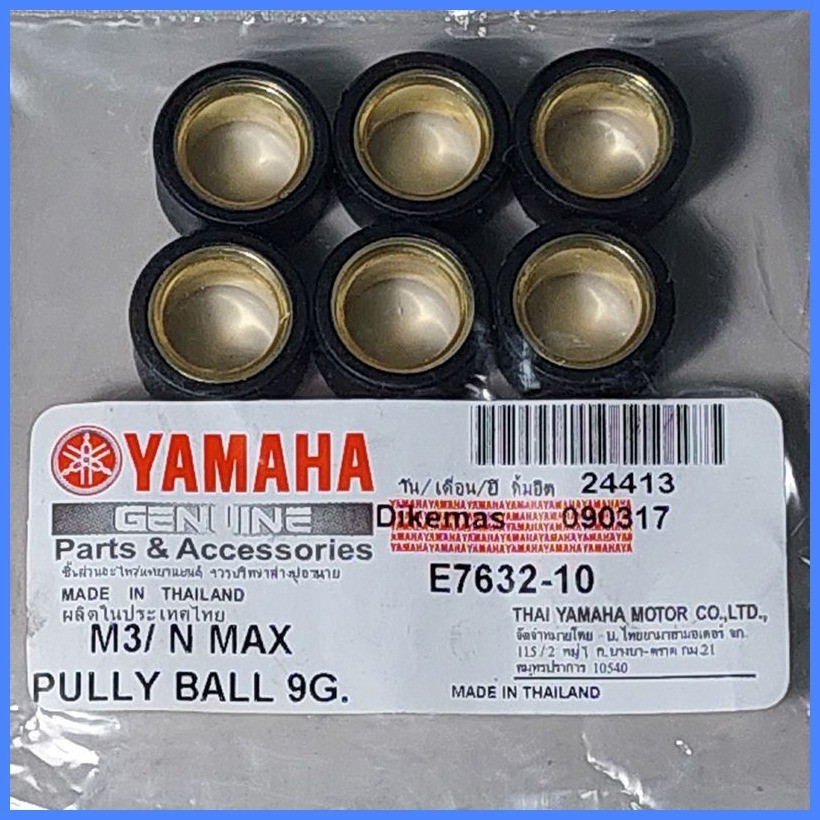 M3 NMAX Pulley Ball 9G Roller Set E7632 10 Compatible For Mio I125