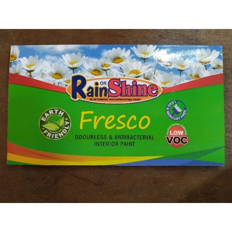 RAIN OR SHINE FRESCO PAINT COLOR CHART Shopee Philippines