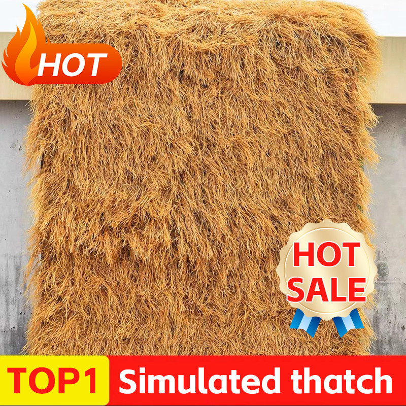 Simulation Thatch Gazebo Grass House PE Plastic Straw Thatched Grass