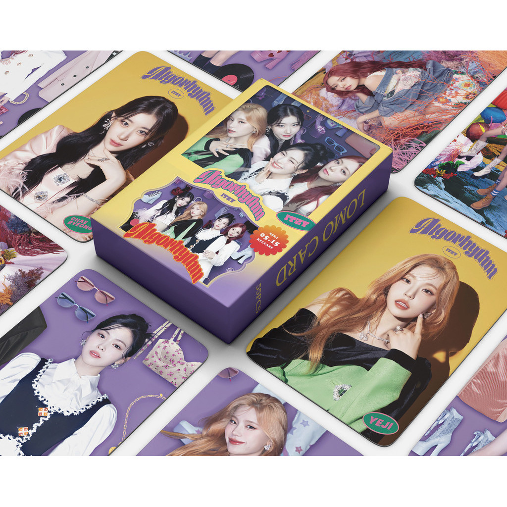 55pcs ITZY Lomo Cards Algorhythm Album BORN TO BE BEST FRIENDS FOREVER