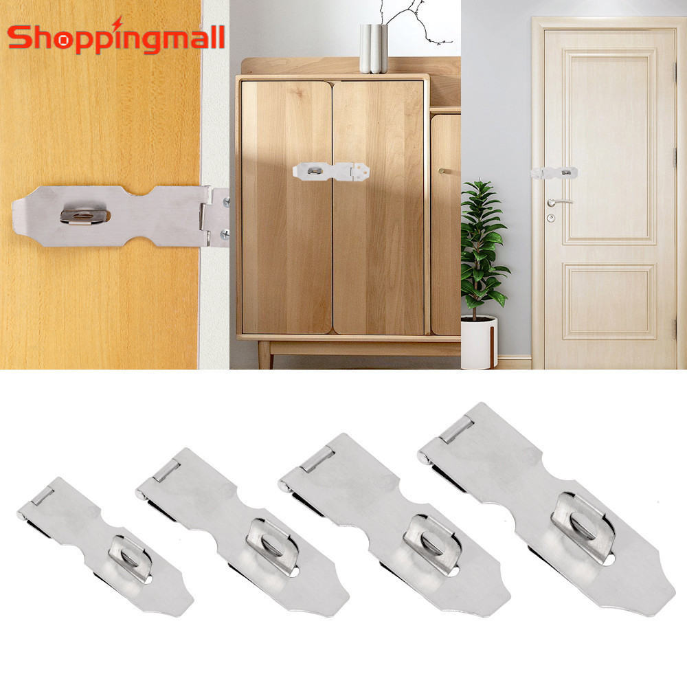 Universal Clasp Padlock Home Burglar Proof Bolt Household Stainless