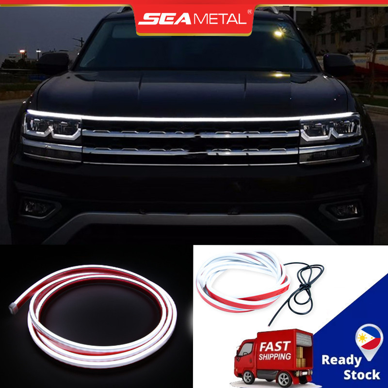 Seametal Car Led Hood Light Start Scaning Daytime Running Light Dynamic