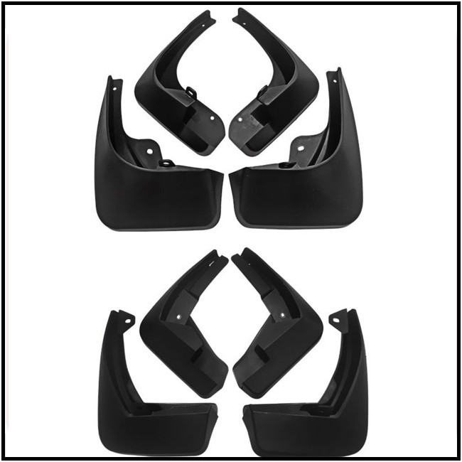 CI 4PCS Mud Flaps Fenders Front Rear Wheel Flares Splash Guard