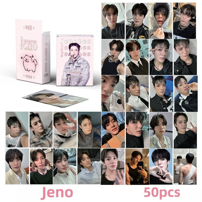 50 119pcs NCT 127 DREAM Laser Hologram Lomo Cards Jeno HAECHAN