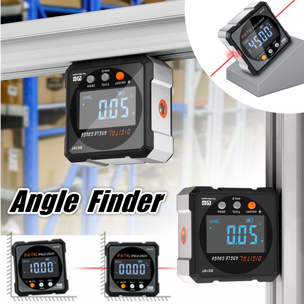 Laser Digital Protractor Inclinometer Protractor Laser USB Inclinometer