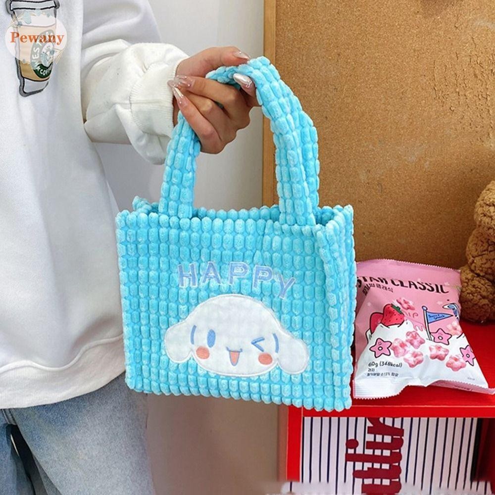 Pewanyzz Kuromi Plush Handbag Anime Melody Capybara Tote Bag Sweet