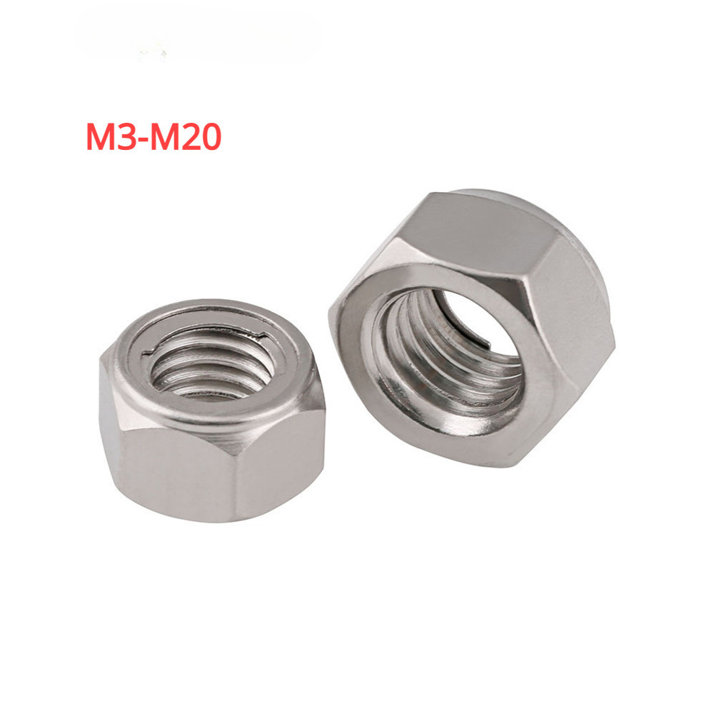 Yhm Stainless Steel Metal Locking Self Locking Nut Lock Proof