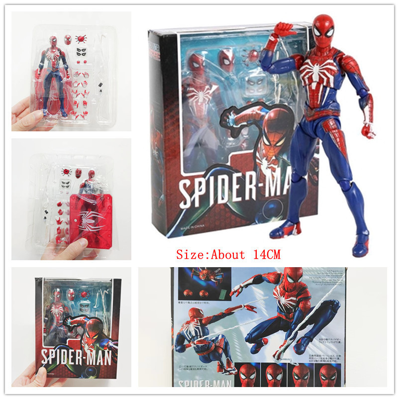 Ct New The Amazing Spider Man Action Figure Toys Shf Mafex Miles