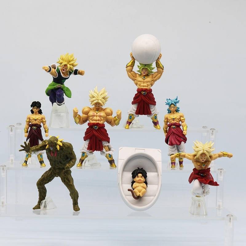 Pcs Broly Dragon Ball Goku Pvc Action Figure Puppet Dragonball Ultra