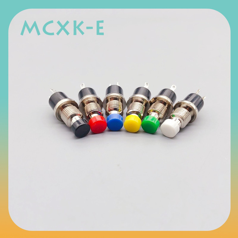 MCXK E 6pcs PBS 110 7MM Momentary Push Button Switch Press The Reset