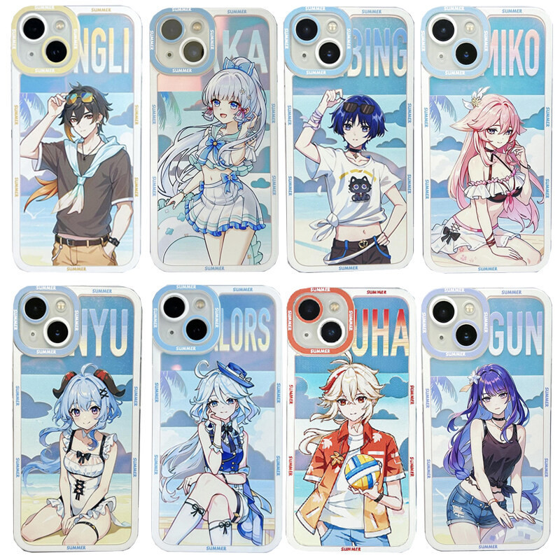 Genshin Impact Ganyu Wanderer Furina Yae Miko Phone Case For Samsung