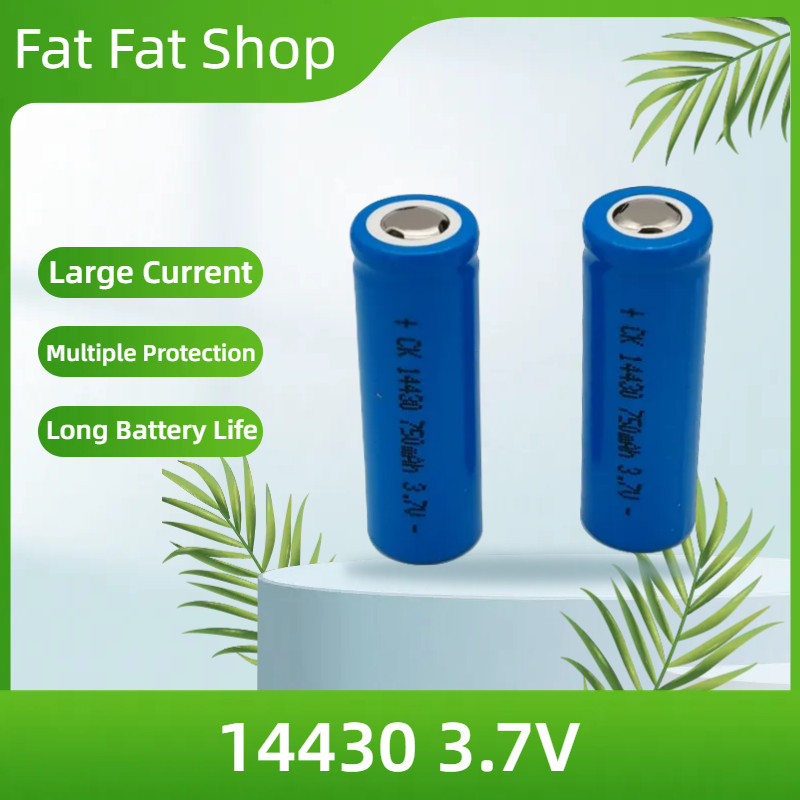 GG Lithium Battery 14430 3 7V Rechargeable Lithium Battery With Flat