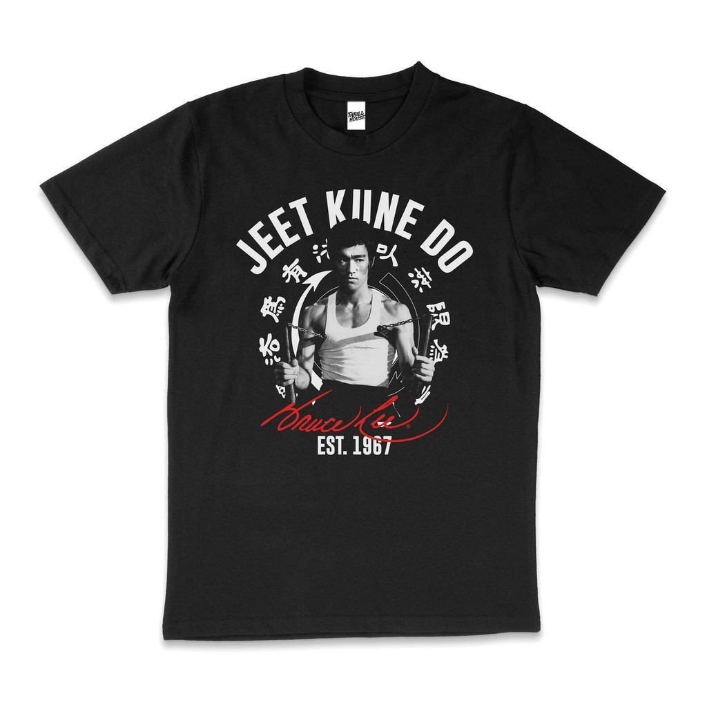 Bruce Lee Jeet Kune Do Kung Fu Slogan Cotton T Shirt Unisex Tee