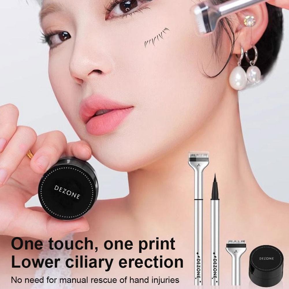 Diy Lower Eyelash Stamp Set Eyelash Stamps Tool Eye Makeup Tool Lower