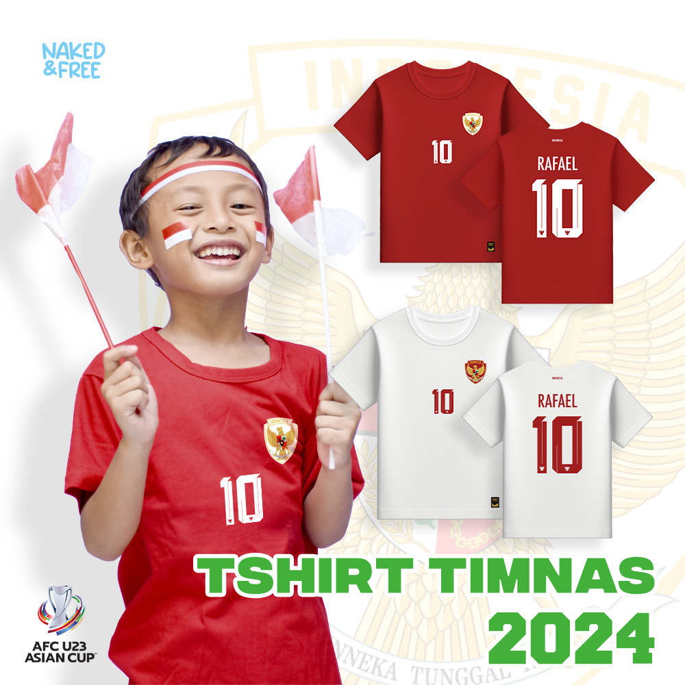 Katun Naked Free The Latest Indonesian National Team Soccer Jersey T