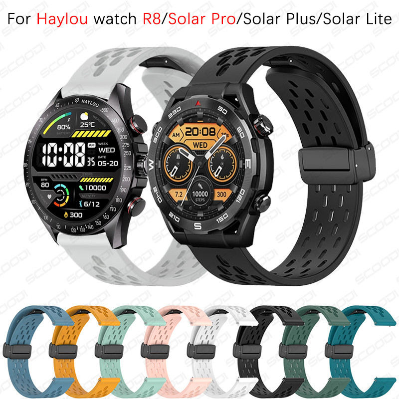 Magnetic Clasp Strap For Haylou Watch R Haylou Solar Pro Solar