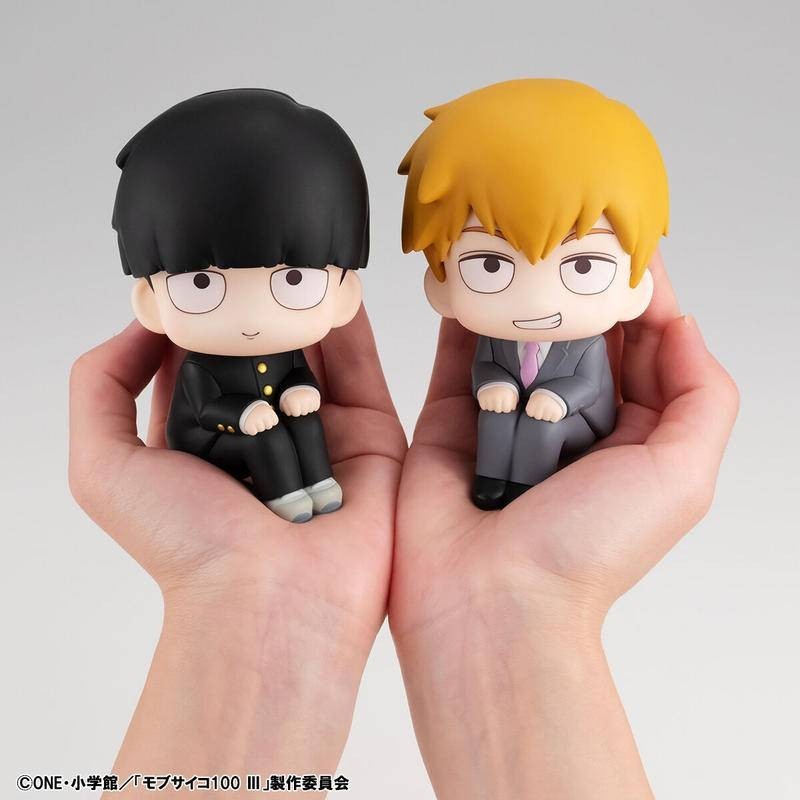 Look Up Mob Psycho Reigen Arataka Kageyama Shigeo Action Figure Mob