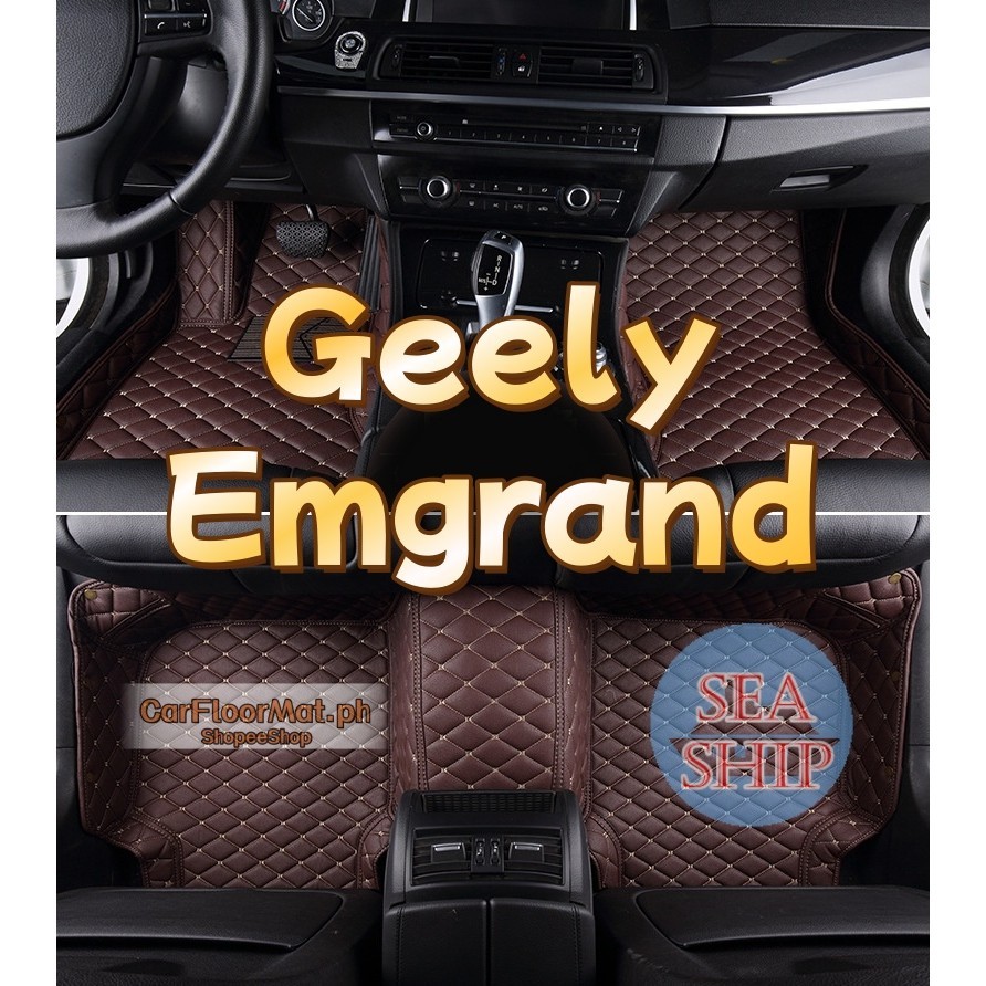 Ready Stock Custom For Geely Emgrand Car Floor Mats Deep Dish Matting