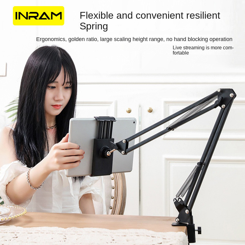 Inram Mobile Phone Stand Lazy Tablet Stand Bedside Table Live Show