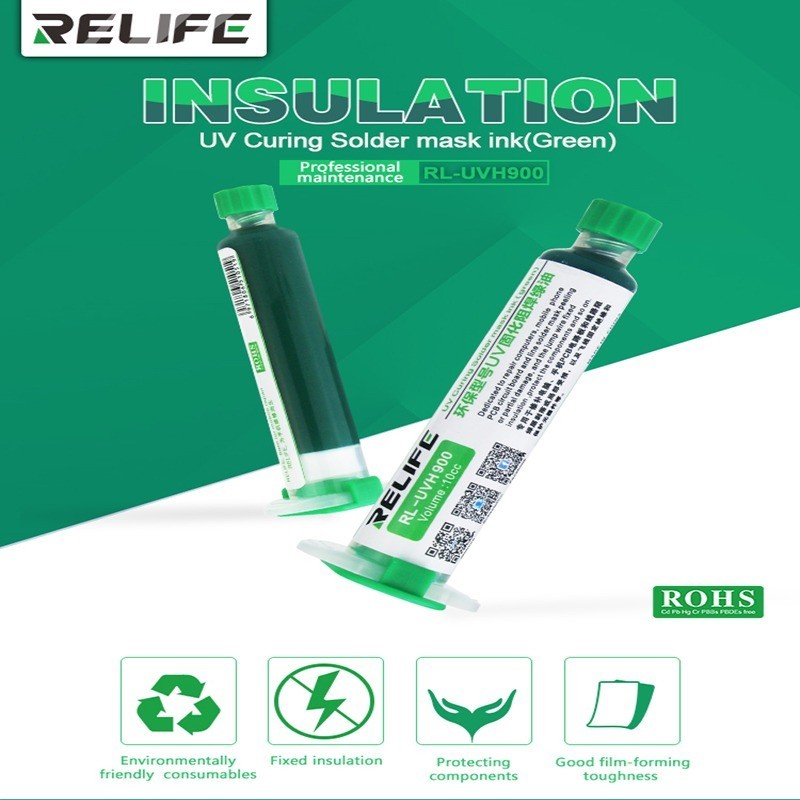 Relife Rl Uvh Welding Uv Green Glue Curable Solder Mask Cc Pcb