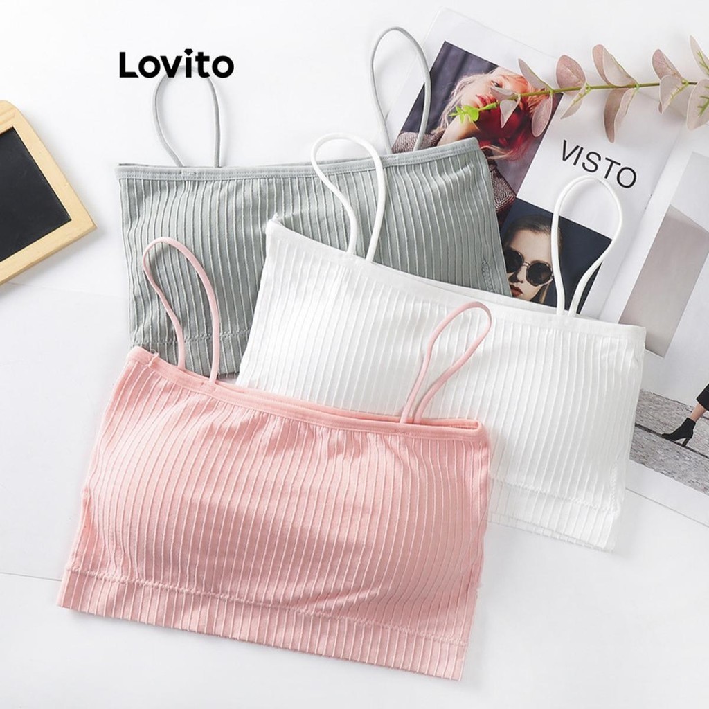 Lovito Women Casual Plain Basic Bra LNL50119 Shopee Philippines