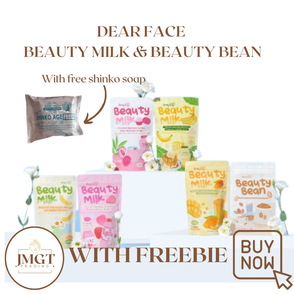 Dear Face Beauty Milk Premium Japanese Collagen Drink Ichigo Melon