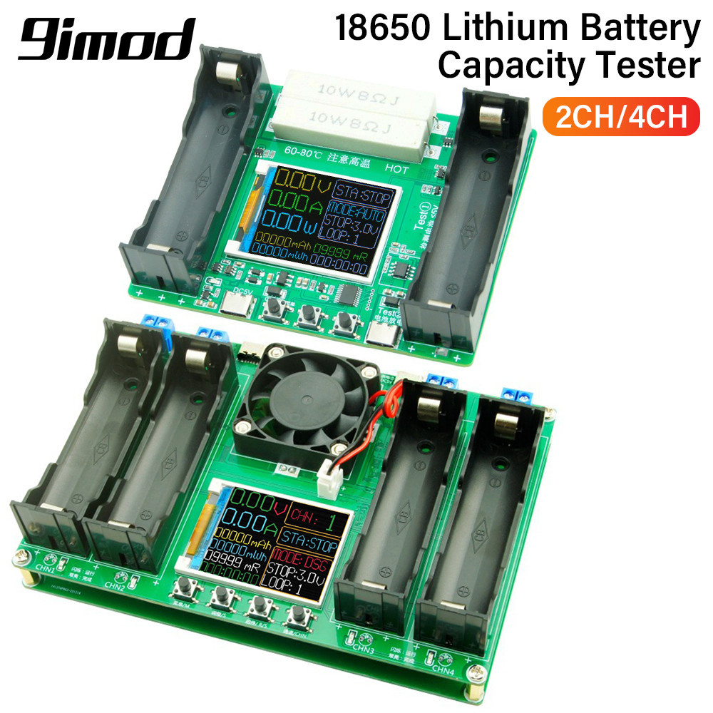 9IMOD 18650 Battery Capacity Internal Resistance Tester Lithium Battery