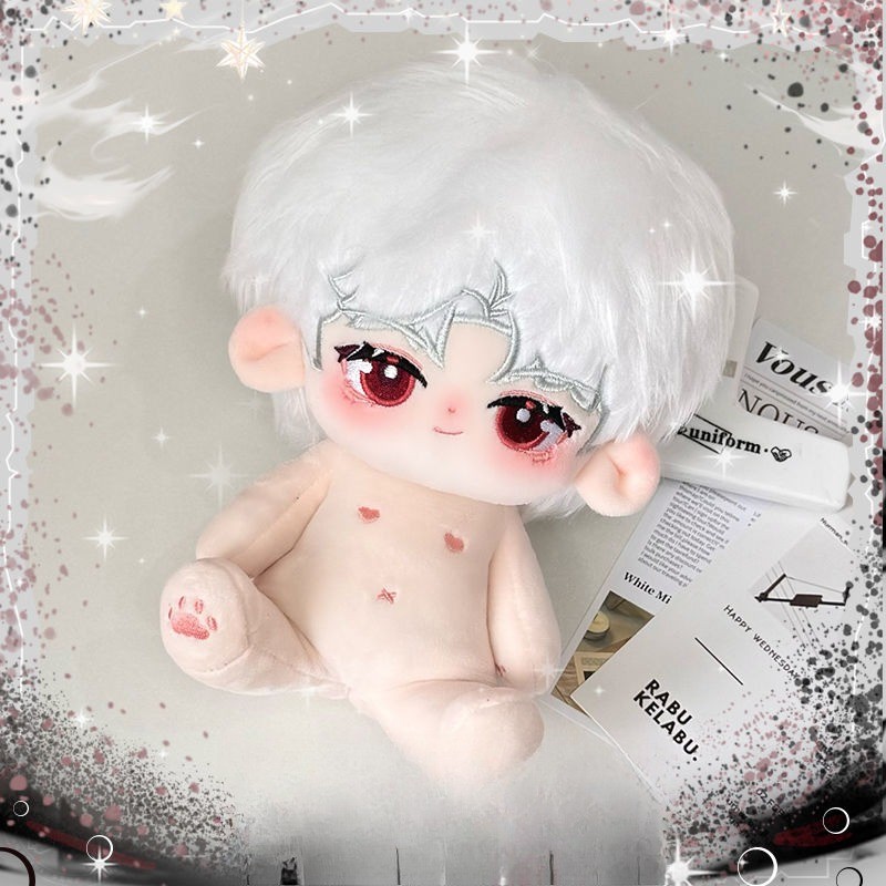 20cm Love And Deepspace Cotton Doll Sylus Attribute Naked Doll Birthday