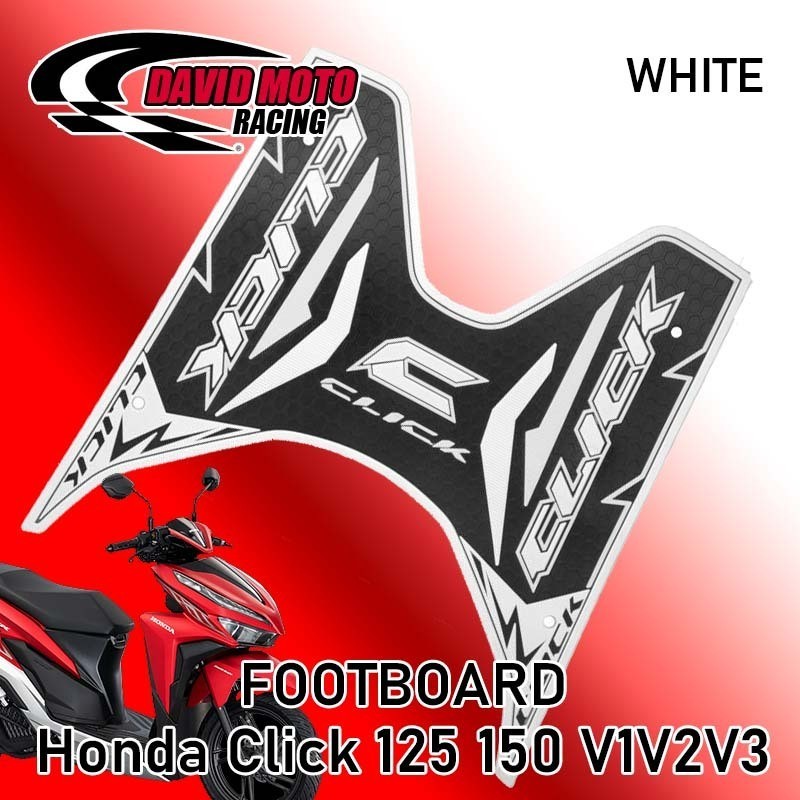 Honda Click Motocycle Rubber Matting Footboard With Bolts