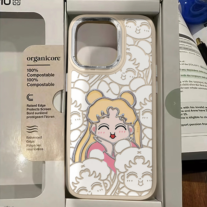 New Creative Lines Sailor Moon Pattern Phone Case Compatible For Iphone