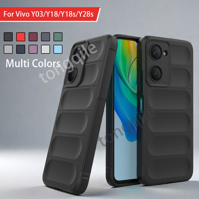 Shockproof Case For Vivo Y03t Y28s Y18 Y18s Y 18 18s Y03 VivoY18 4G 5G