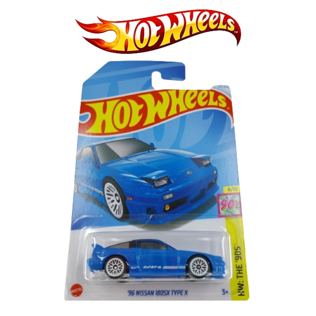 Hot Wheels 96 Nissan 180SX Type X Blue The 90s Shopee Philippines