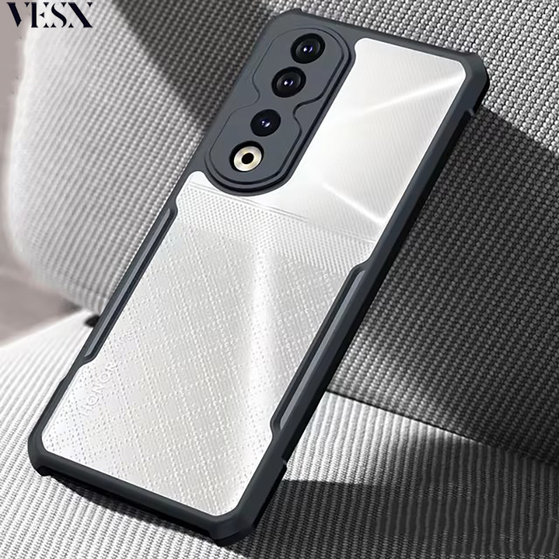 Acrylic Transparent Armor Shockproof Phone Case For Huawei Honor