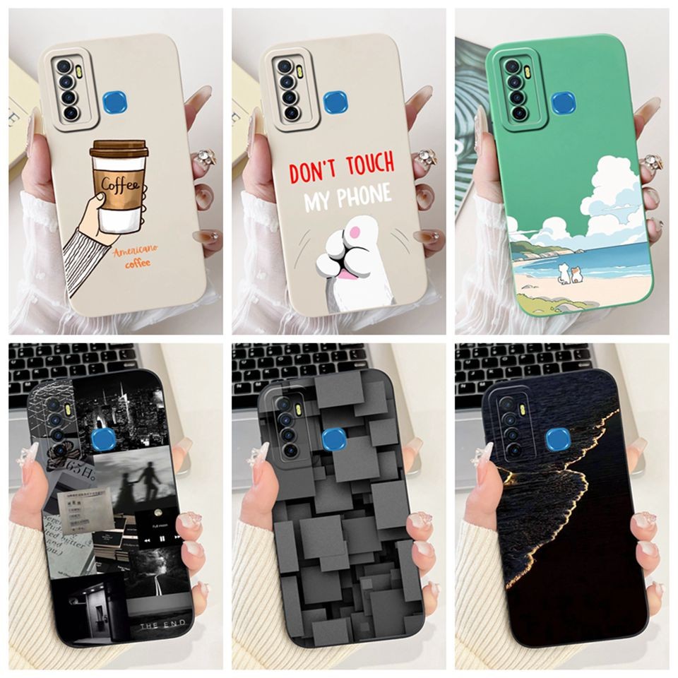 For Infinix Hot 9 X655C X655 Case Soft Silicone Fashion 2024 Pattern