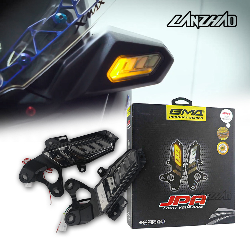 For YAMAHA XMAX 300 V2 2023 2024 JPA LED Turn Signal Lights Integrated