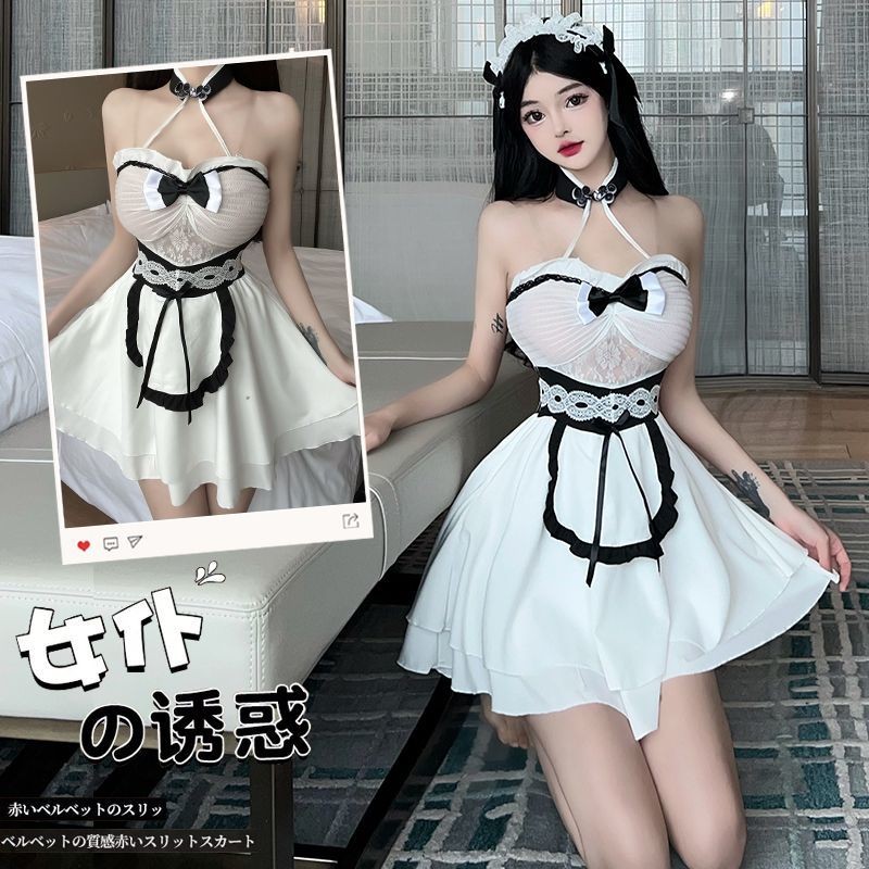 Sexy Lingerie Women Two Dimensional Maid Outfit Maid Uniform Pajamas