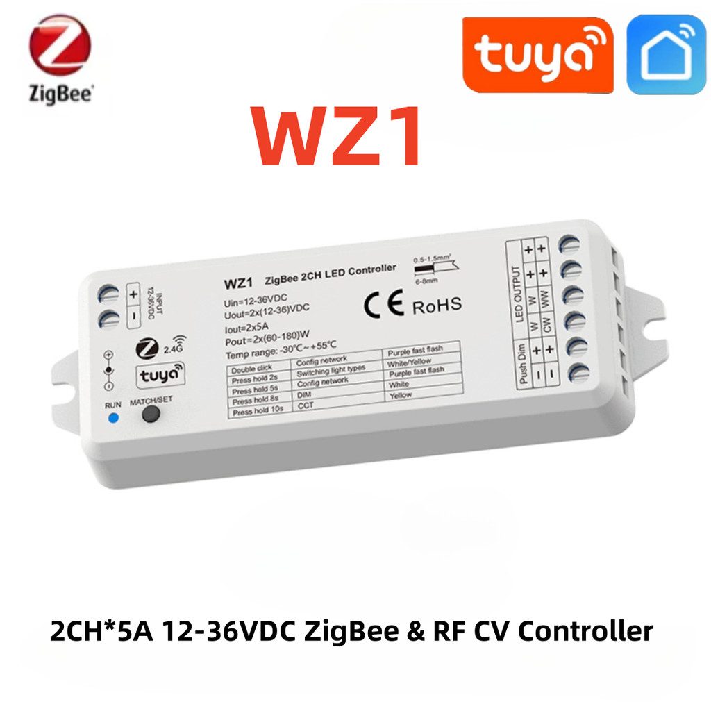 Tuya Zigbee Dimmer Switch Dc V V Ch Wireless Rf G Remote Wifi