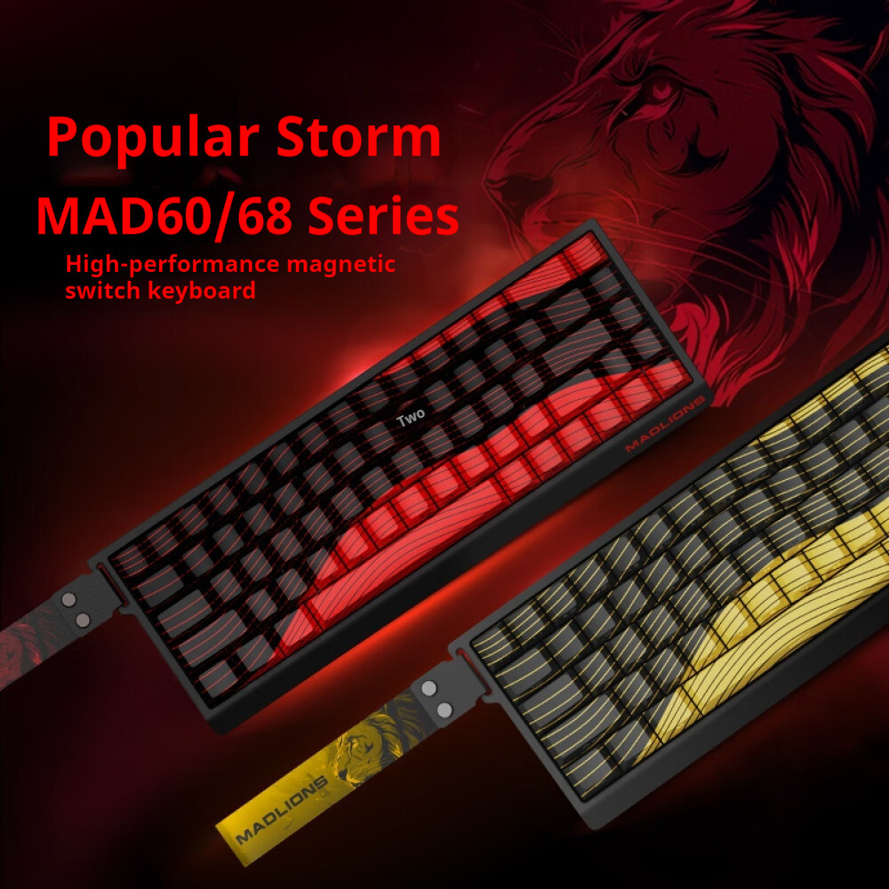 Madlions Mad He Eesports Magnetic Axis Keyboard With Streamlined