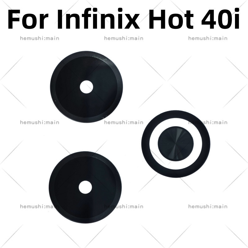 Rear Back Camera Glass Lens For Infinix Hot I X X B Replacement With Adhesive Sticker