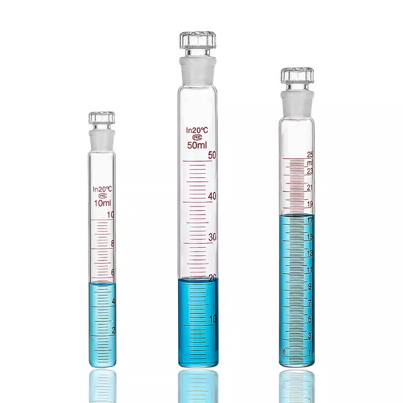 Colorimetric Tube With Stopper Glass Nessler Colorimetric Tube Full