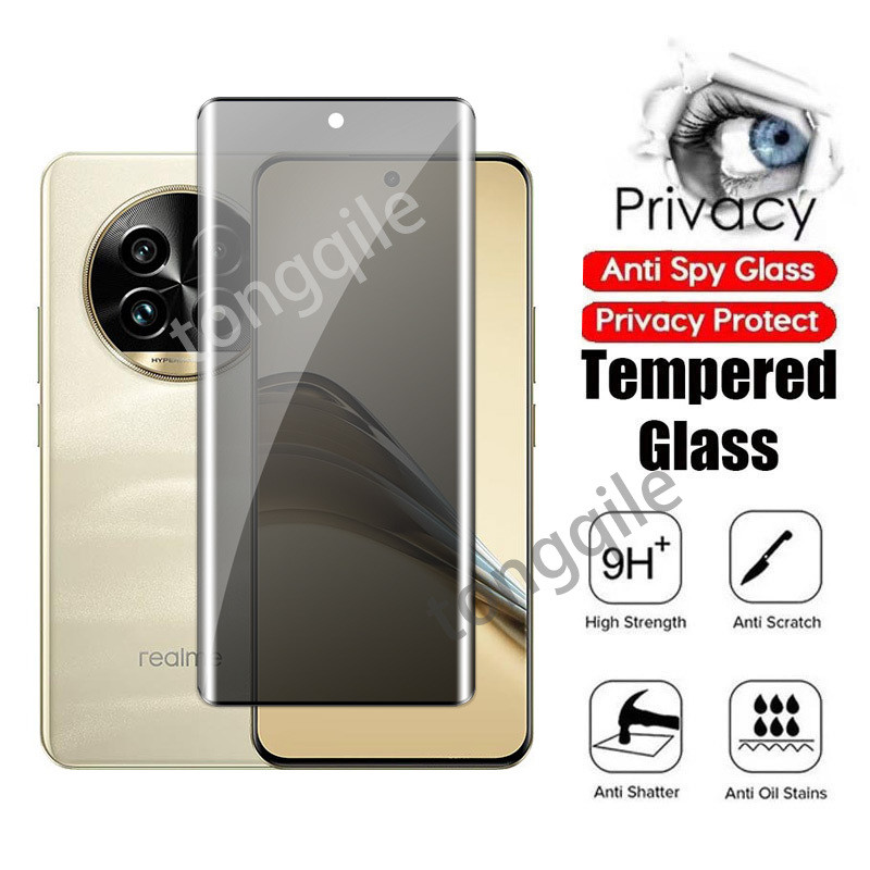 Curved Private Tempered Glass For Realme 13 Pro Plus Pro Realme13