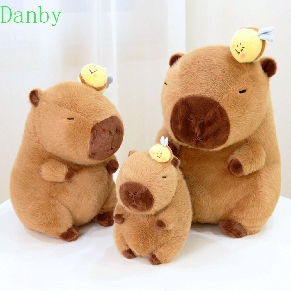 DANBY Capybara Bee Plush Toy Pull String PP Cotton Capibara Anime