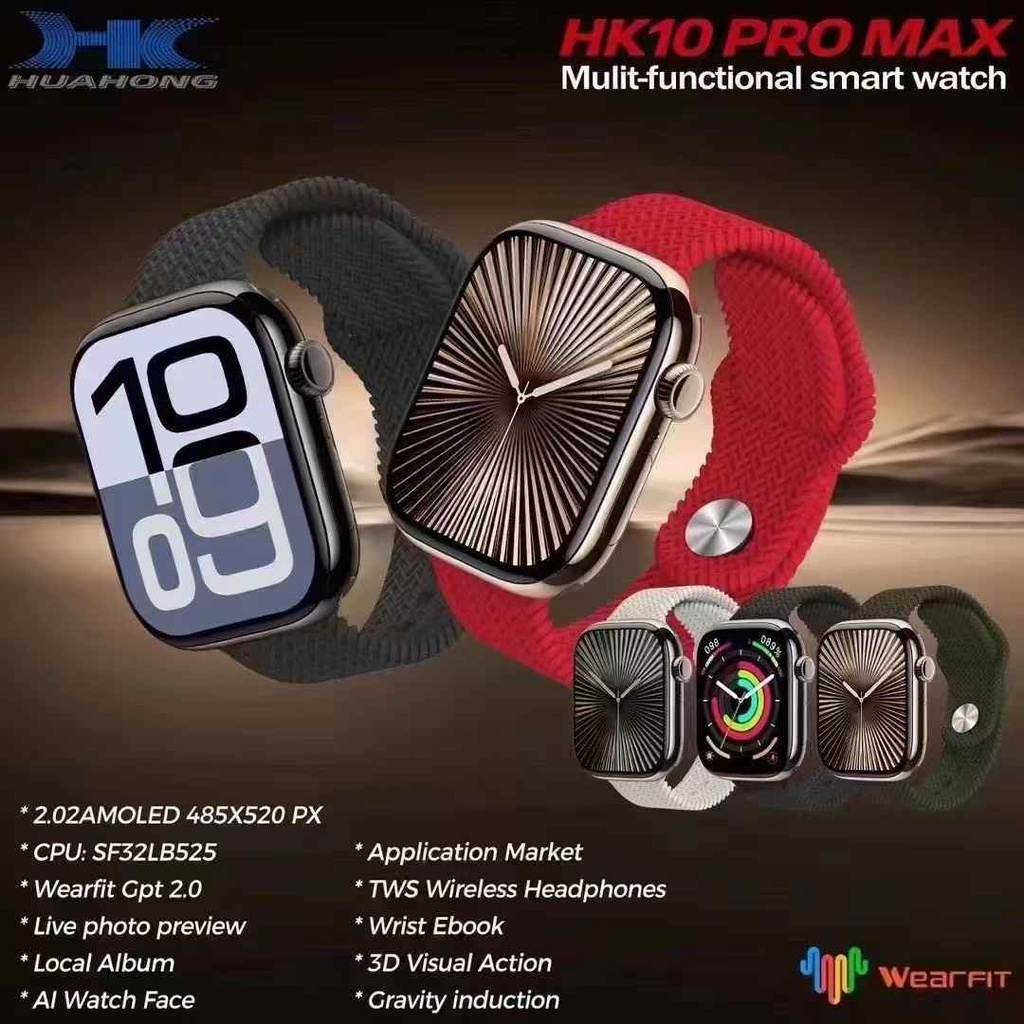 Hk Pro Max Amoled Smart Watch Mm Photo Album Men Local Music