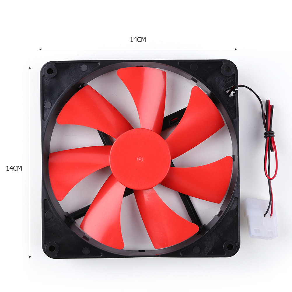 Mm Pin Silent Pc Case Cooling Fan Cpu Cooler V Radiator Heatsink