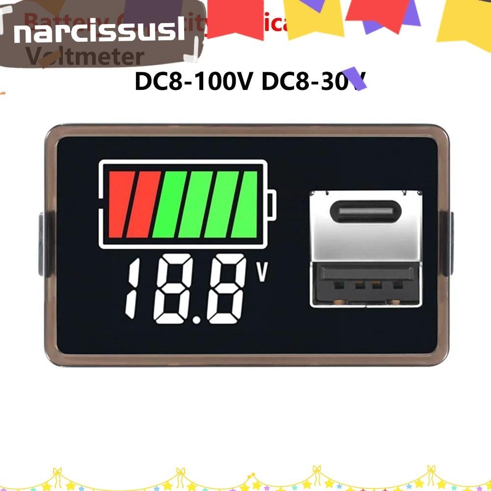 Narcis Digital Voltmeter Dc V Dc V Lithium Lead Acid Battery