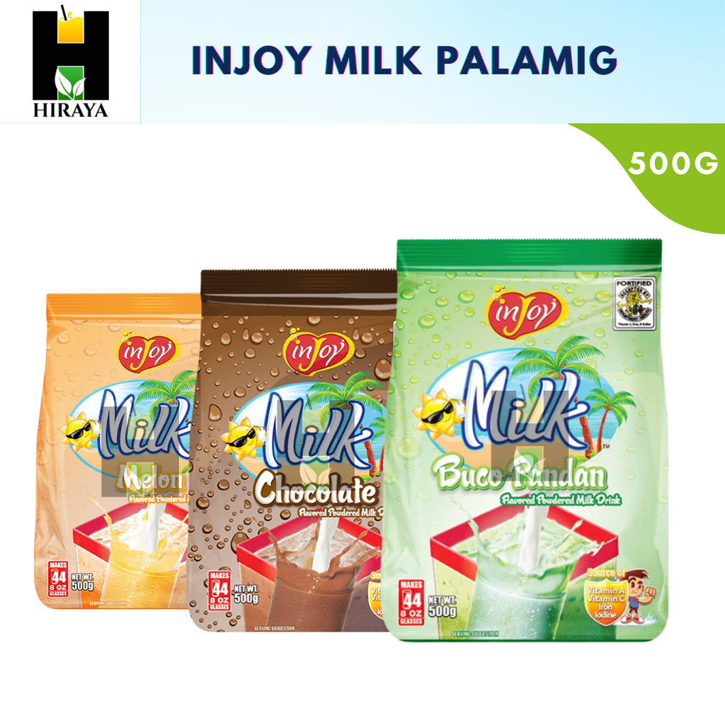 InJoy Milk Palamig Flavoured Powder 500g Chocolate Buko Pandan