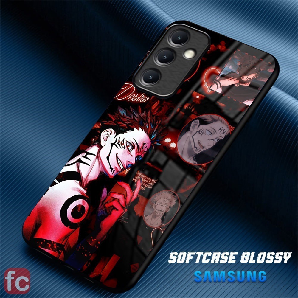 Glossy Softcase Samsung A15 A25 A35 A55 Fr60 Case Silicone Effect