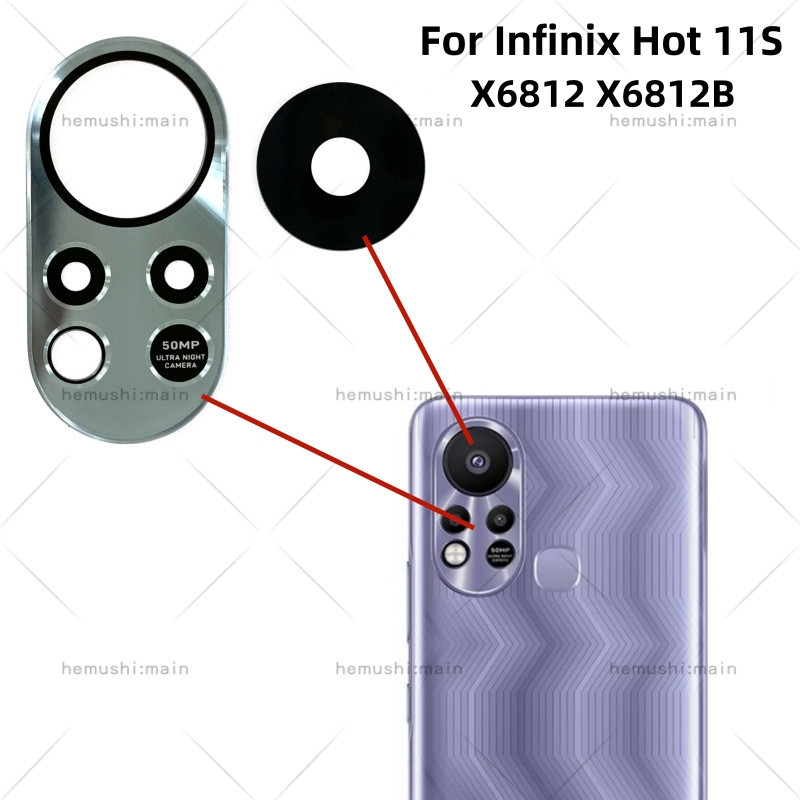 Rear Back Camera Glass Lens For Infinix Hot S Replacement With Adhesive Sticker X X B