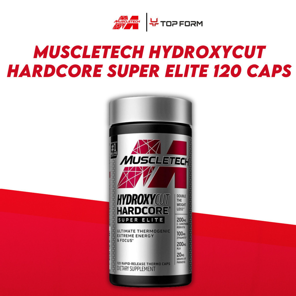 Muscletech Hydroxycut Hardcore Super Elite Caps Metabolism Booster