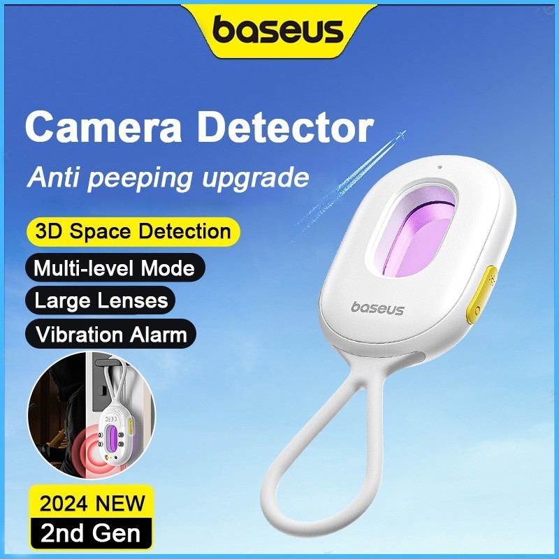 Baseus 2nd Gen Camera Detector For Hidden Camera Portable Pinhole Lens